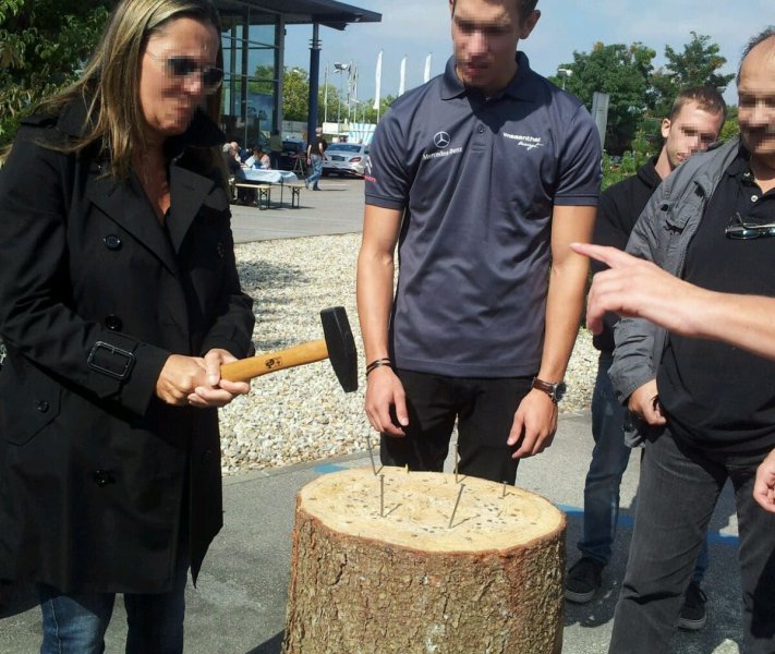 Holzstocknageln
